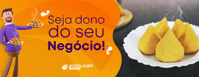 Seja dono do seu negócio, produzindo e vendendo doces e salgados.