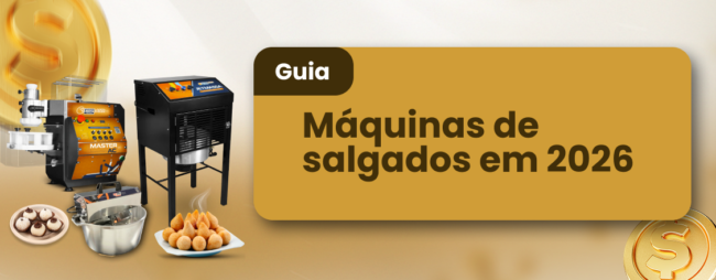 Máquinas de salgados que mais vão dar lucro em 2026