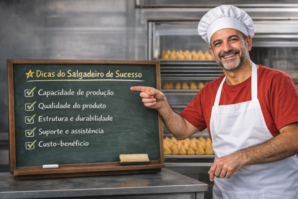 Dicas do salgadeiro de sucesso para seu negócio.