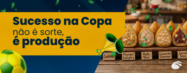 Máquinas de salgados: Sucesso na Copa não é sorte, é produção 