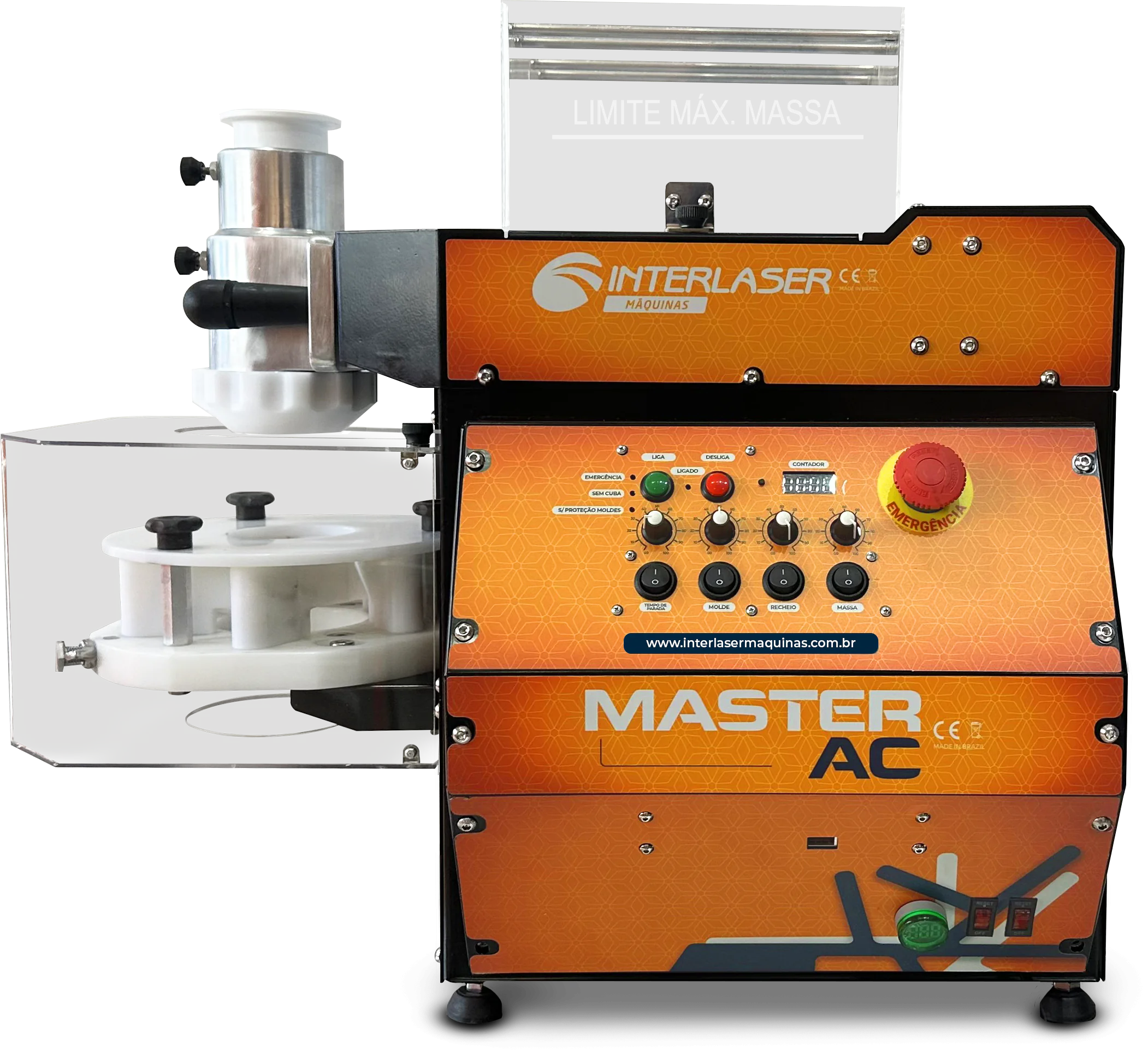 Máquina de fazer salgados e doces Jetfood Master AC Turbo 5.0 