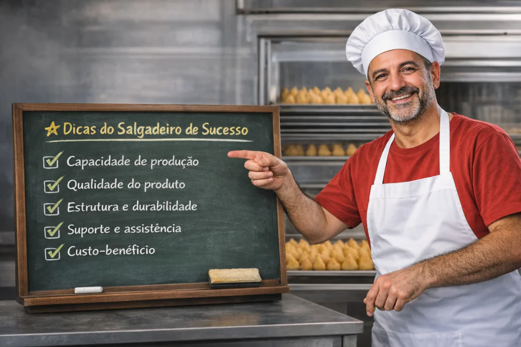 Dicas do salgadeiro de sucesso para seu negócio.